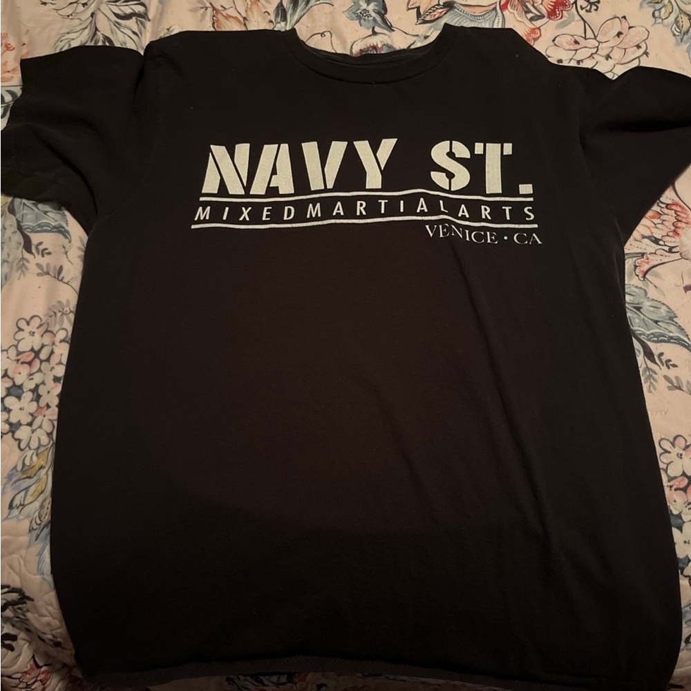 Navy St. Mixed Martial Arts Black T-Shirt